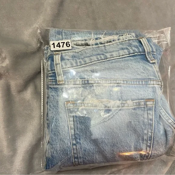 Abercrombie & Fitch Light Blue Straight Leg Jeans - Picture 12 of 12